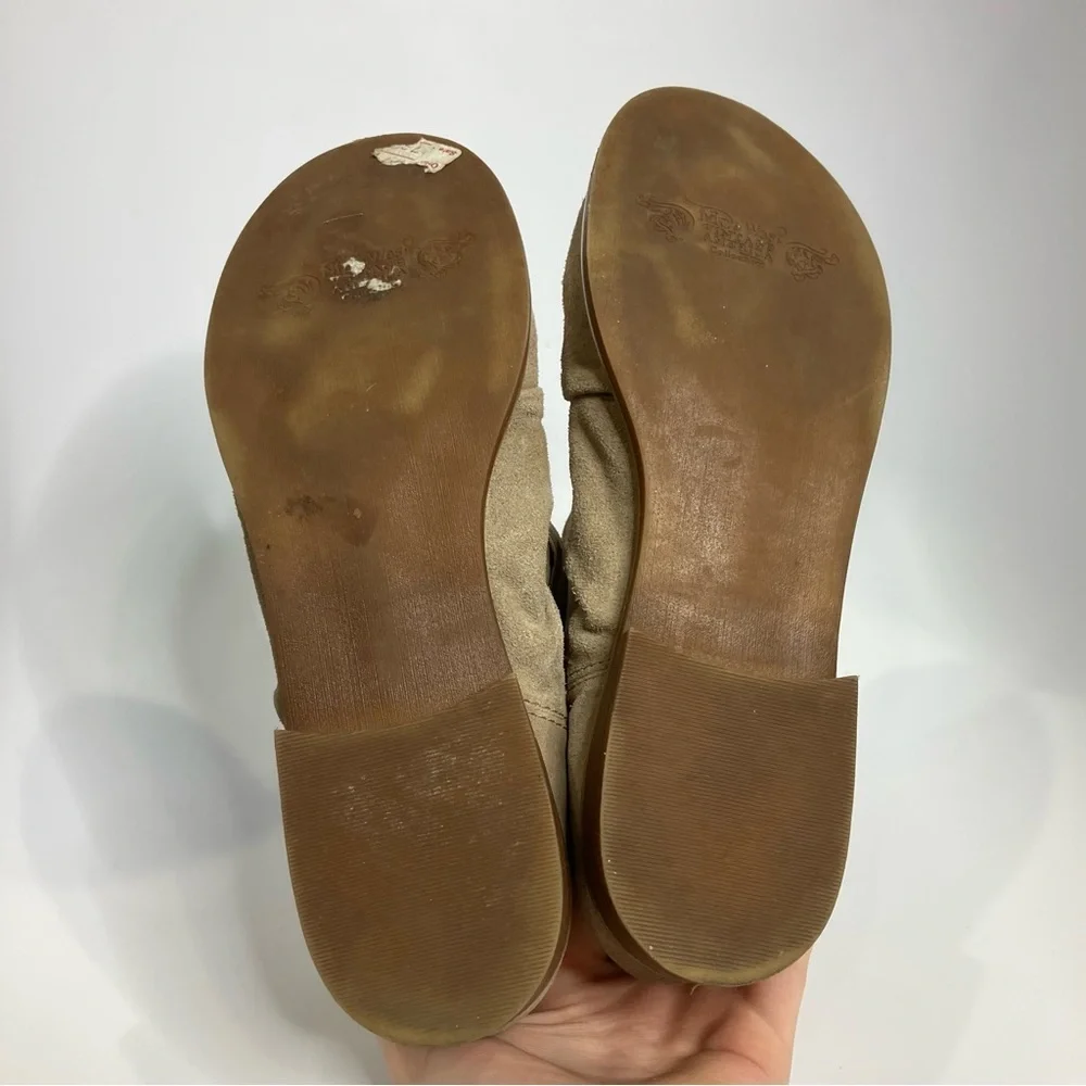 Nine West tan‎ suede leather boots size 9